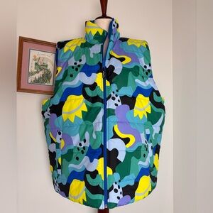 CRAYOLA Women’s Puffer Vest XL Fully Reversible